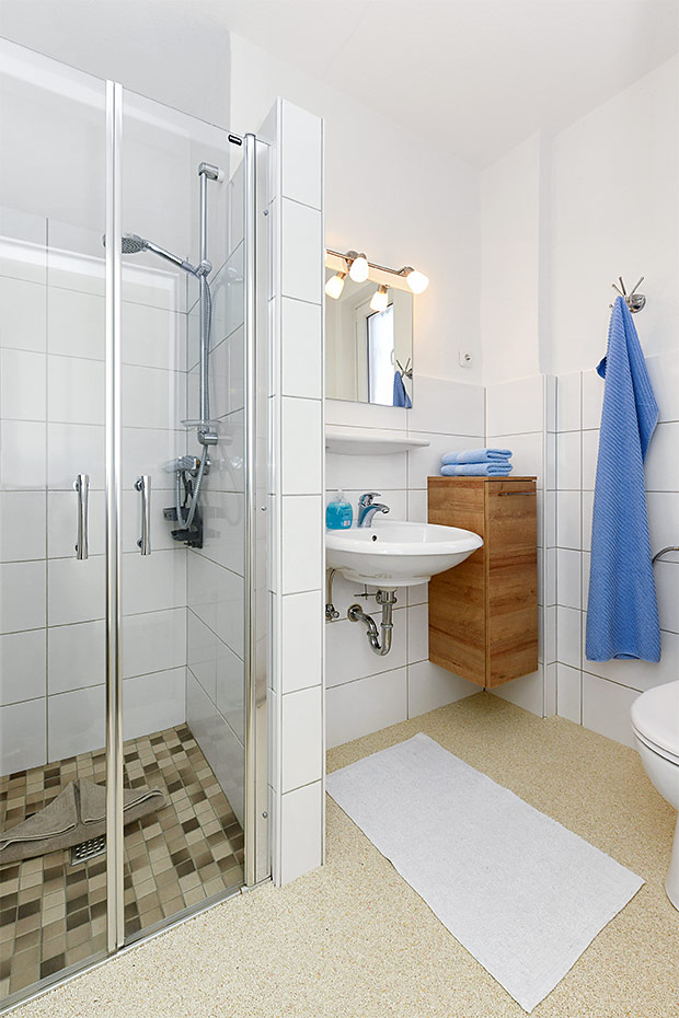 Ferienhaus „Nordseemuschel“ - Badezimmer