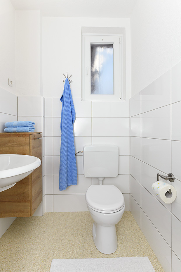 Ferienhaus „Nordseemuschel“ - Badezimmer