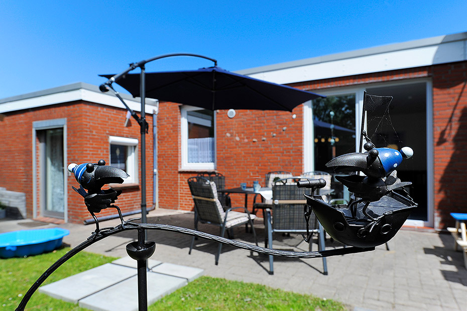 Ferienhaus „Nordseemuschel“ - Terrasse