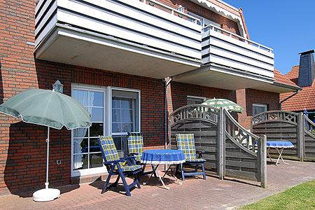 Ferienwohnung 2 - Terrasse