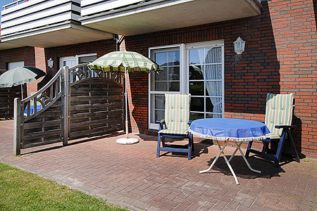 Ferienwohnung 1 - Terrasse