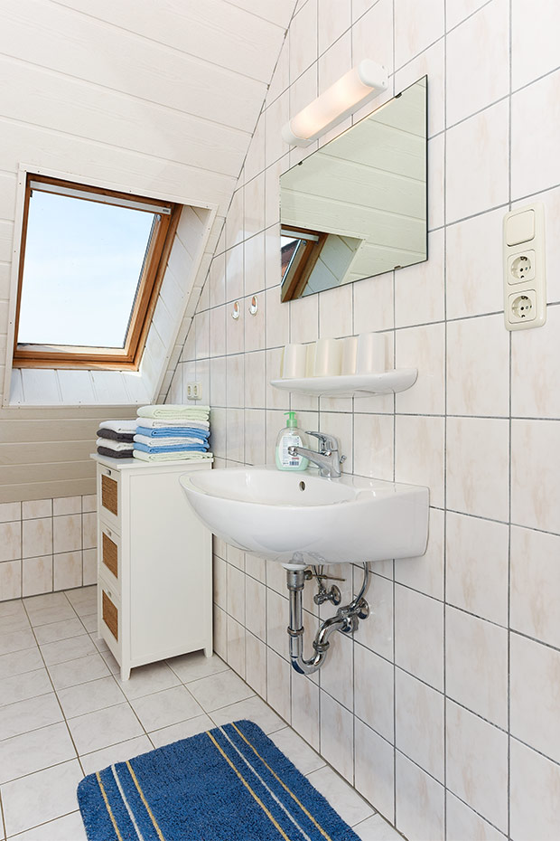Ferienwohnung „Elsternest“ - Badezimmer