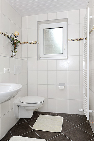 Ferienwohnung „Kiebitznest“ - Badezimmer