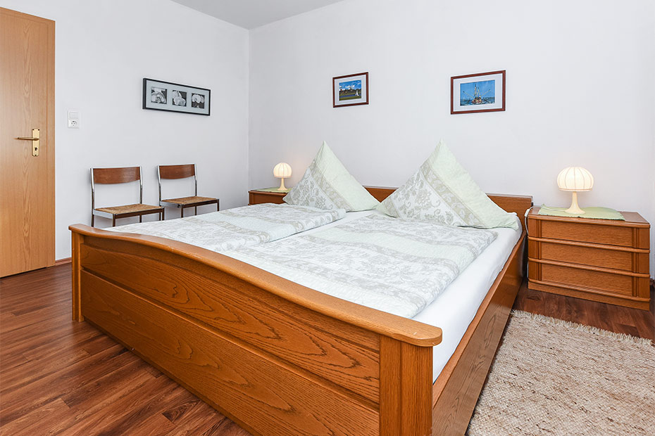 Ferienwohnung „Kiebitznest“ - Schlafzimmer