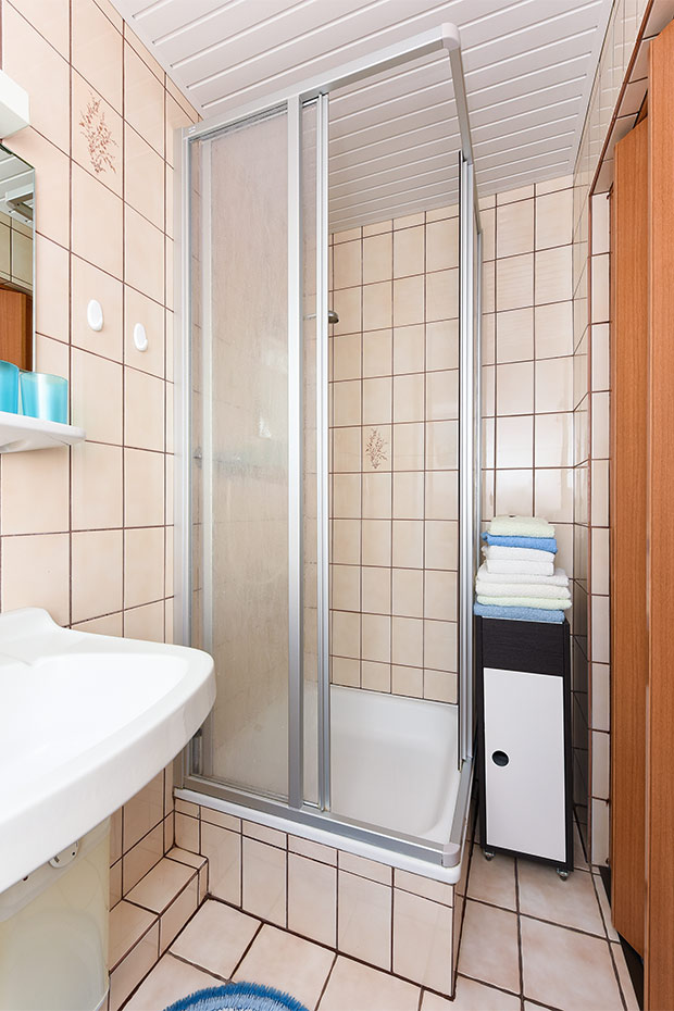 Ferienwohnung „Schwalbennest“ - Badezimmer