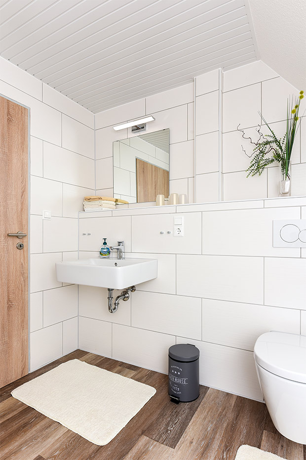 Ferienwohnung „Taubennest“ - Badezimmer