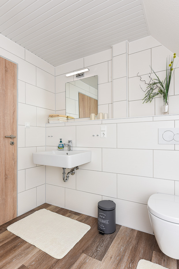 Ferienwohnung „Taubennest“ - Badezimmer