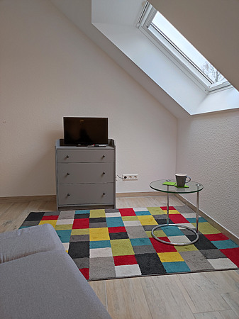 Ferienwohnung „Himmel und Meer“ - Lesezimmer mit Schlafgelegenheit für eine dritte Person