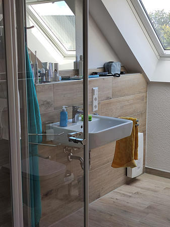 Ferienwohnung „Himmel und Meer“ - Badezimmer