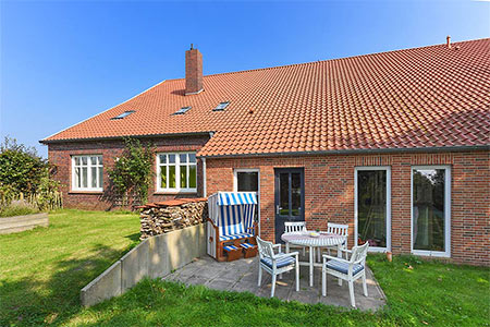 Ferienwohnung „Flut“ - Terrasse