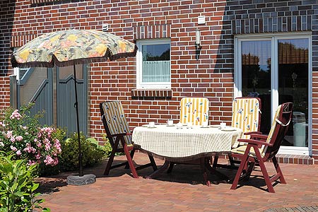 Ferienwohnung „Wenke“ - Terrasse