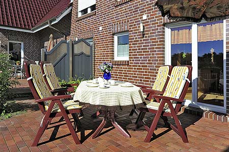 Ferienwohnung „Wenke“ - Terrasse