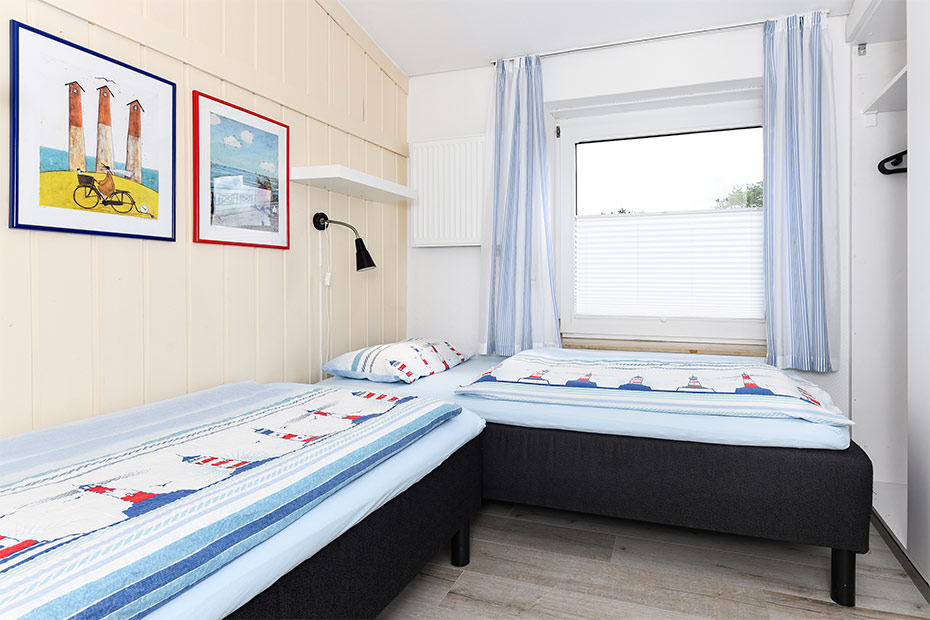 Ferienhaus „Auf Reede“ - Schlafzimmer 2/Kinderzimmer