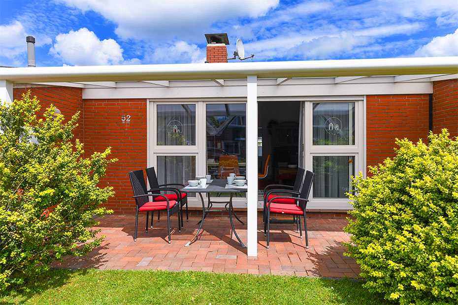 Ferienhaus „Auf Reede“ - Terrasse