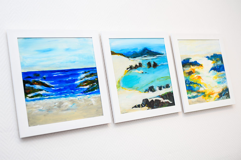 Ferienhaus „Auf Reede“ - Wohnzimmer mit integriertem Küchenbereich