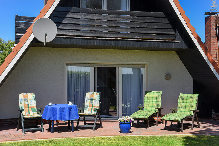 Ferienhaus „Am Tief“ - Terrasse