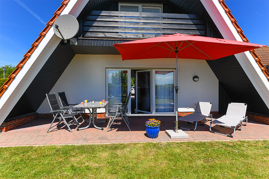 Ferienhaus „Am Tief“ - Terrasse