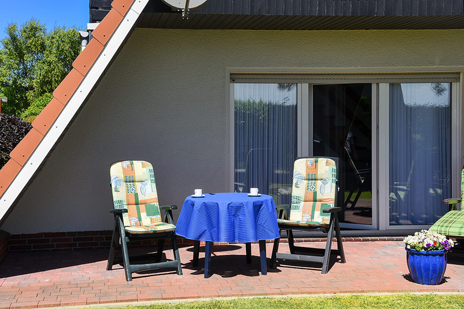 Ferienhaus „Am Tief“ - Terrasse
