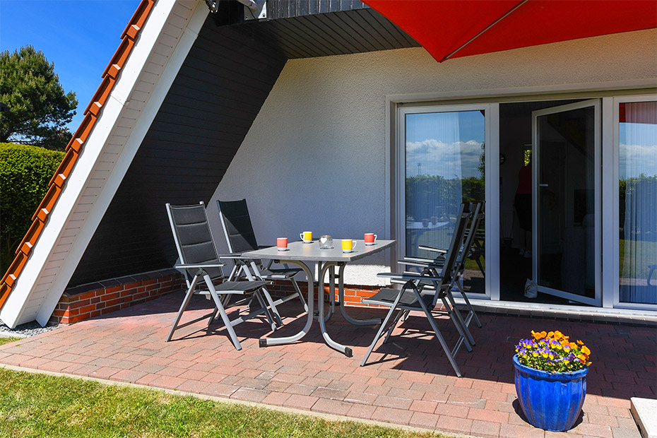 Ferienhaus „Am Tief“ - Terrasse