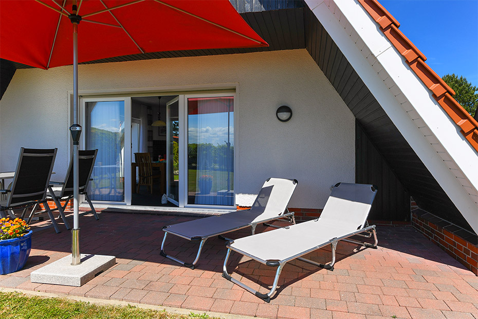 Ferienhaus „Am Tief“ - Terrasse