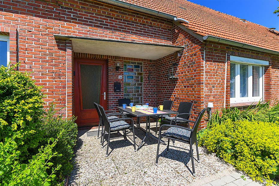 Ferienhaus „Nordseeruhe“ - Terrasse