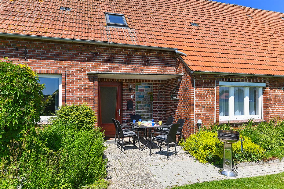 Ferienhaus „Nordseeruhe“ - Terrasse