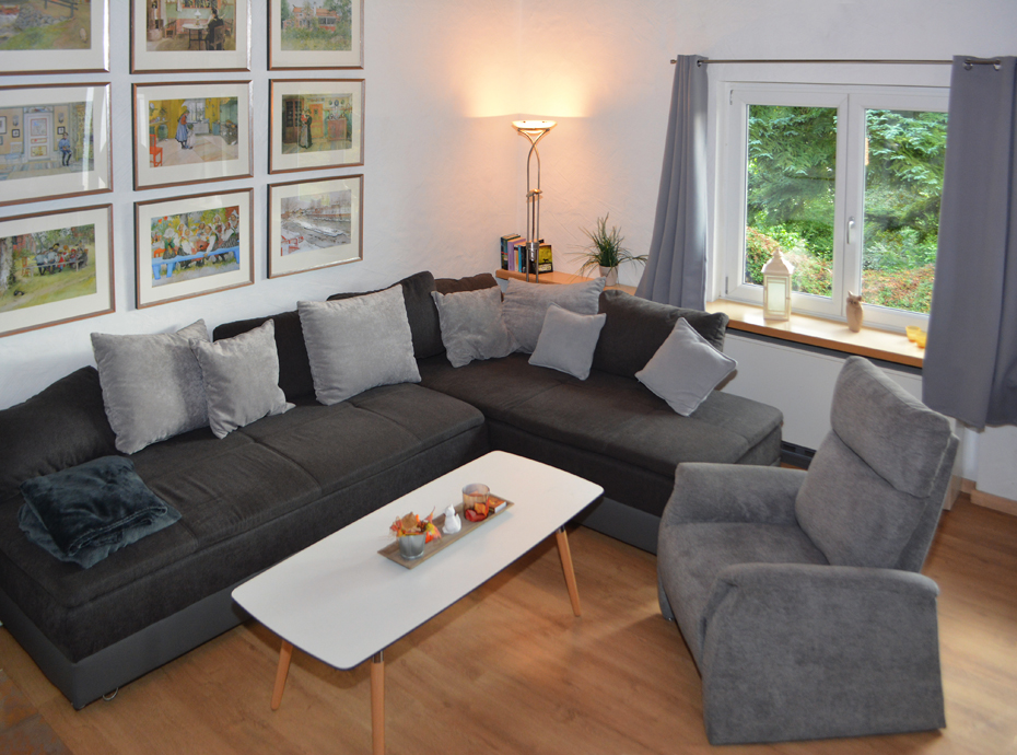 Ferienhaus am Stausee Bitburg - Wohnzimmer