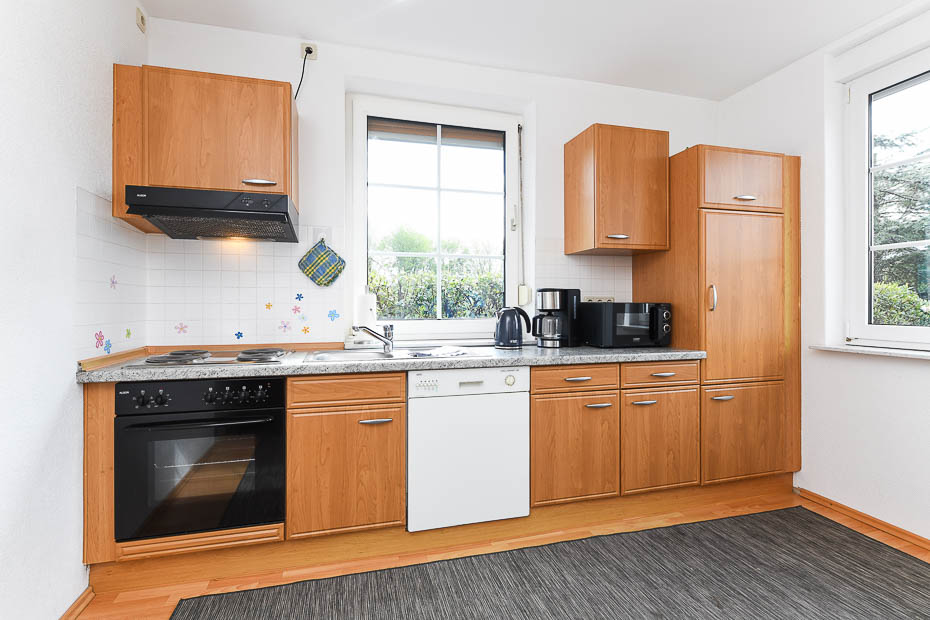 Ferienwohnung „Ewiges Meer“ - Wohnraum mit integrierter Küche