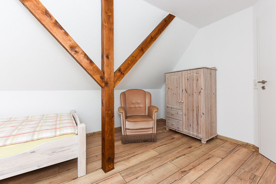 Ferienhaus „Goldhammer“ - Schlafzimmer 3/Kinderzimmer im Obergeschoss