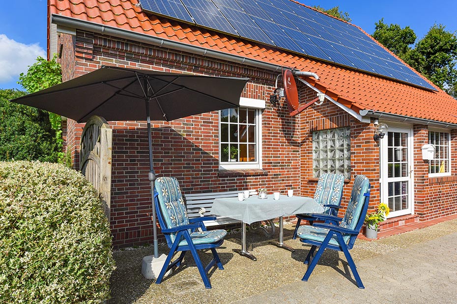 Ferienhaus „Goldhammer“ - Terrasse