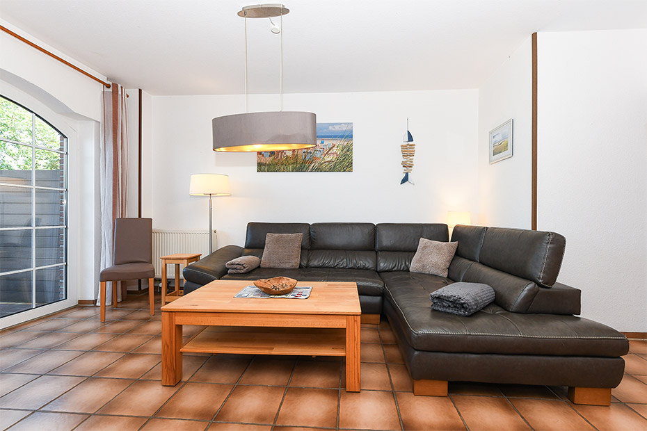 Ferienhaus „Grodehus“ - Wohnzimmer (Erdgeschoss)