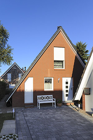 Ferienhaus Harle - Eingangsseite des „Ferienhauses Harle“