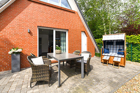 Ferienhaus Harle - Terrasse