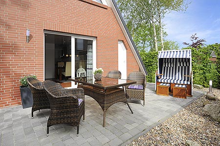 Ferienhaus Harle - Terrasse