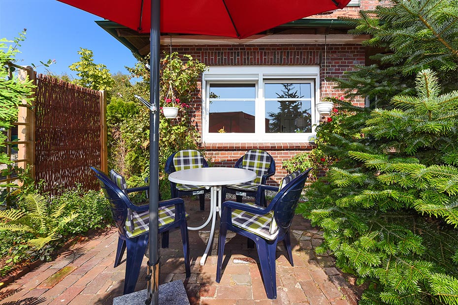 Ferienwohnung - Terrasse