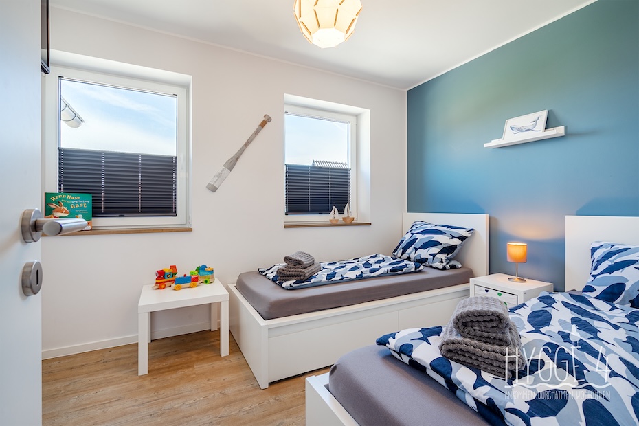 Ferienhaus „Hygge 4“ - Schlafzimmer 2/Kinderzimmer