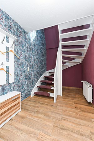 Ferienhaus „Moin“ - Flur und Treppe