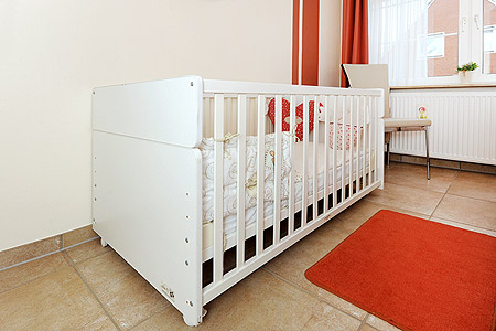 Ferienhaus „Kehrwieder“ - Schlafzimmer 1 im Erdgeschoss