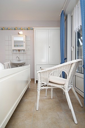 Ferienhaus „Kehrwieder“ - Schlafzimmer 2 im Erdgeschoss