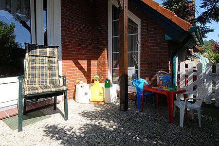 Ferienhaus „Kehrwieder“ - Terrasse