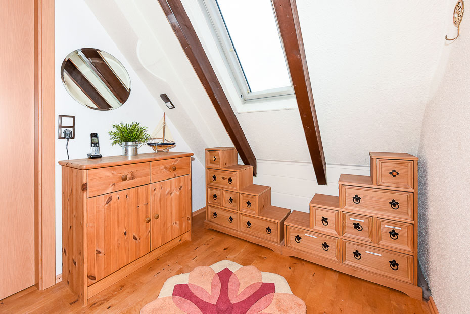 Ferienhaus „Kleine Möwe“ - Flur im Obergeschoss