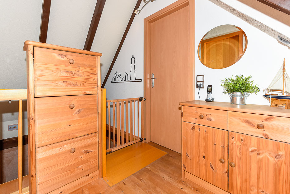 Ferienhaus „Kleine Möwe“ - Flur im Obergeschoss