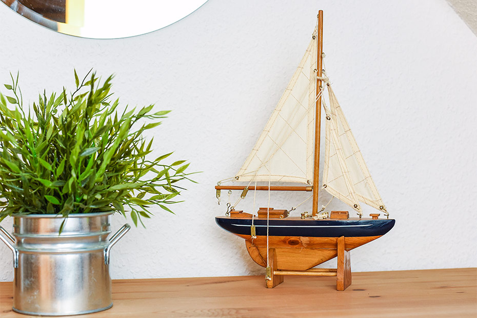 Ferienhaus „Kleine Möwe“ - Flur im Obergeschoss