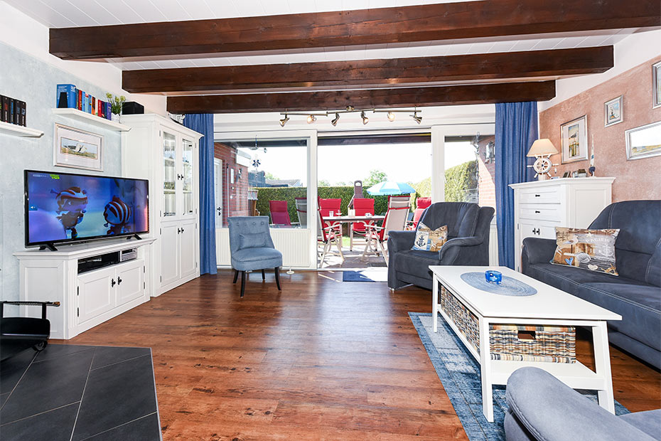 Ferienhaus „Kleine Möwe“ - Wohnzimmer