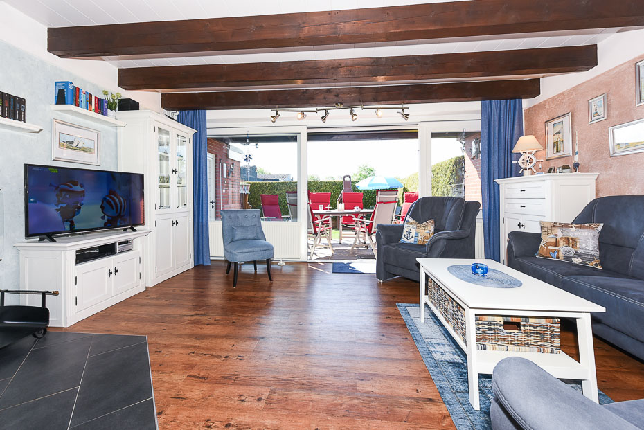 Ferienhaus „Kleine Möwe“ - Wohnzimmer