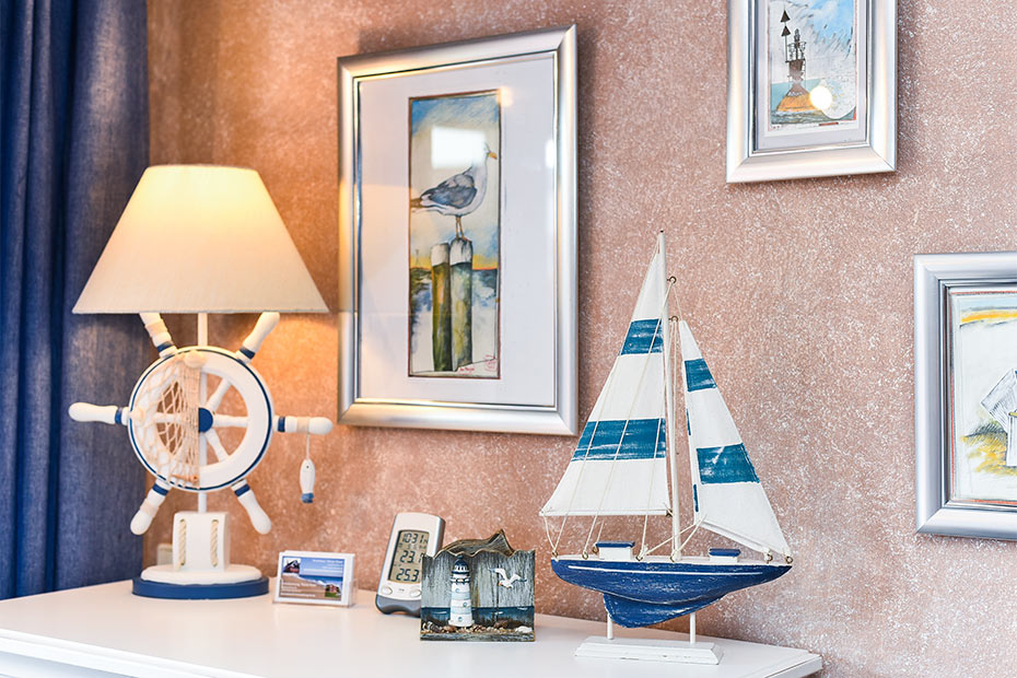 Ferienhaus „Kleine Möwe“ - Wohnzimmer