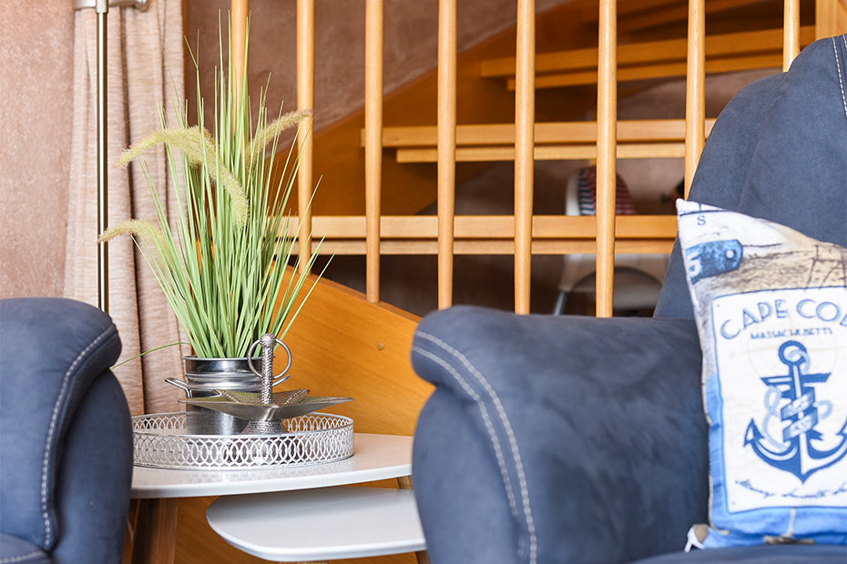 Ferienhaus „Kleine Möwe“ - Wohnzimmer