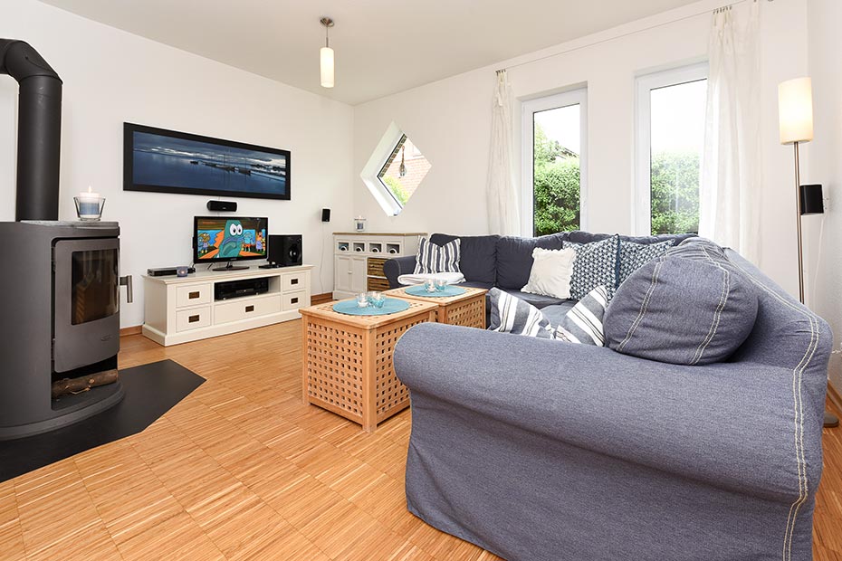 Ferienhaus „Lilly“ - Wohnraum mit integrierter Küche