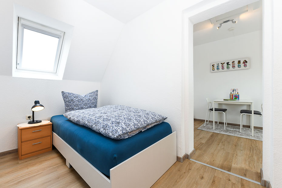 Ferienhaus „Moorgeist“ - Schlafzimmer 2/Kinderzimmer