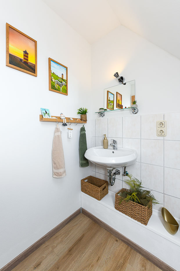 Ferienhaus „Moorgeist“ - separates WC im Obergeschoss